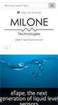 Mobile Screenshot of milonetech.com